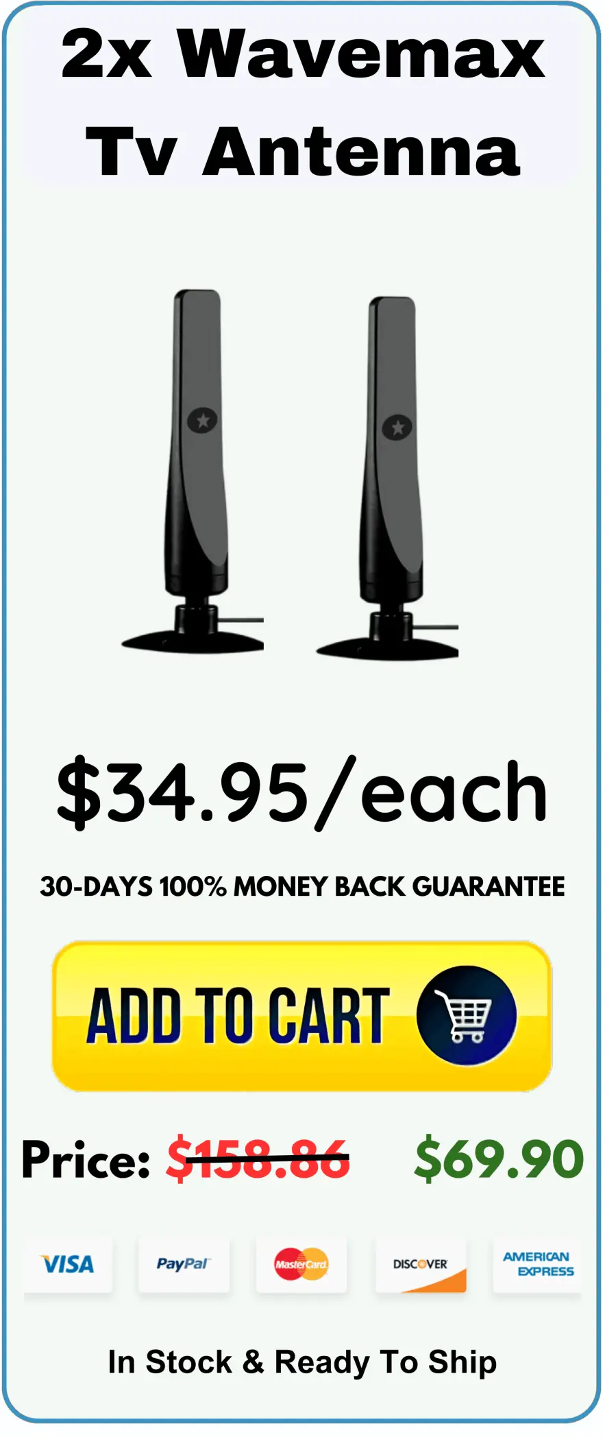 Wavemax TV Antenna offer price